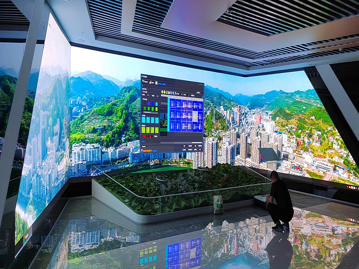 某農業展館P1.5三折沉浸式120平米